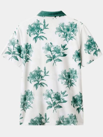 TravisMathew FEATHERWEIGHT Magnolia Halbarm Polo weiß