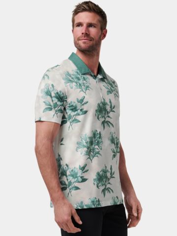 TravisMathew FEATHERWEIGHT Magnolia Halbarm Polo weiß