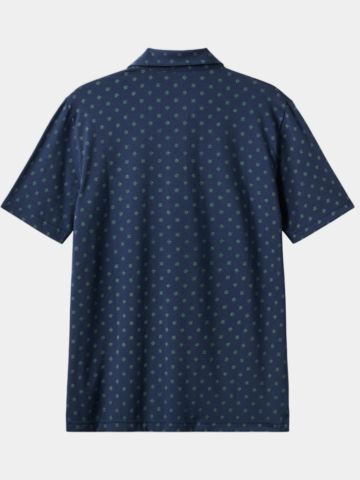 TravisMathew LINE OF PLAY Halbarm Polo navy