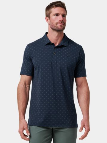 TravisMathew LINE OF PLAY Halbarm Polo navy