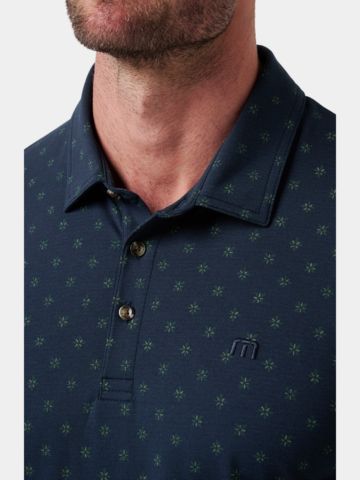 TravisMathew LINE OF PLAY Halbarm Polo navy