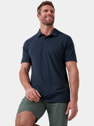 TravisMathew LINE OF PLAY Halbarm Polo navy