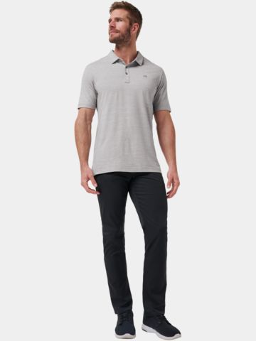 TravisMathew THE HEATER Halbarm Polo grau