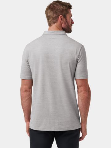 TravisMathew THE HEATER Halbarm Polo grau