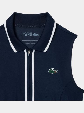 Lacoste Performance Dress ohne Arm Kleid navy