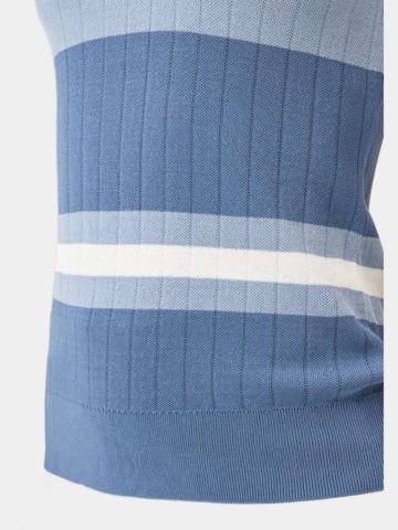 Macade Golf Ana Sleeveless V-Neck Strick Pullunder blau