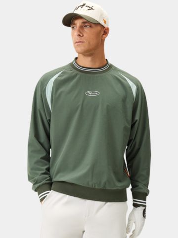 Macade Golf TX Links Windbreaker Langarm Windshirt grün