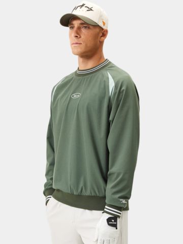 Macade Golf TX Links Windbreaker Langarm Windshirt grün