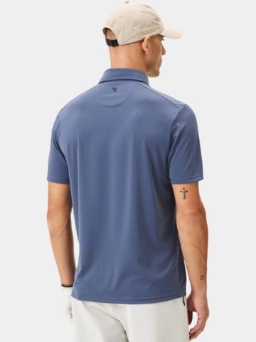 Macade Golf Core Tech Shirt Halbarm Polo hellblau