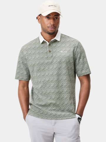 Macade Golf Range Shirt Halbarm Polo grün