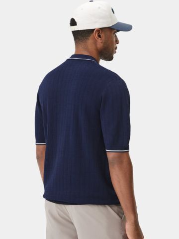 Macade Golf Range Knit Shirt Halbarm Polo navy