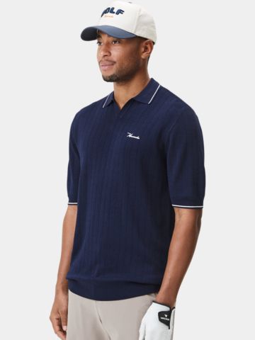 Macade Golf Range Knit Shirt Halbarm Polo navy