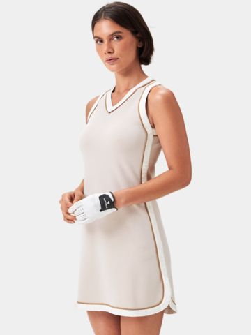 Macade Golf Ava Range Dress ohne Arm Kleid beige
