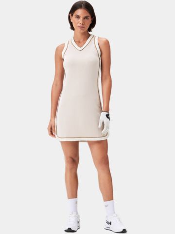 Macade Golf Ava Range Dress ohne Arm Kleid beige