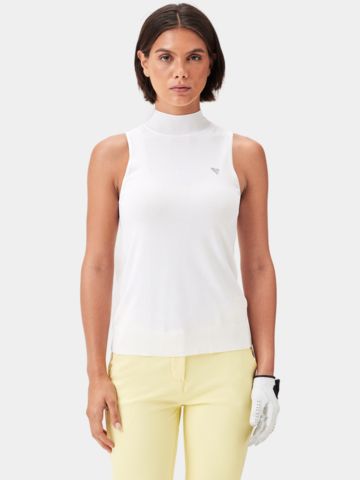 Macade Golf Kayla Air ohne Arm T-Shirt weiß