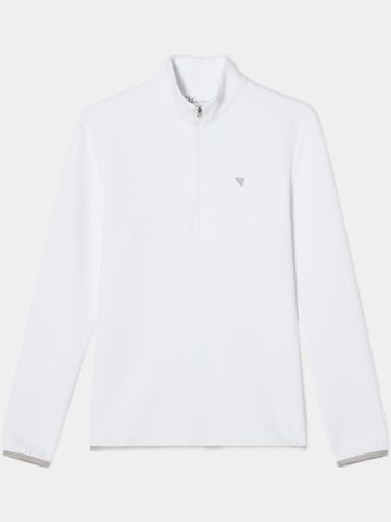 Macade Golf  Therma Quarter Zip Stretch Midlayer offwhite