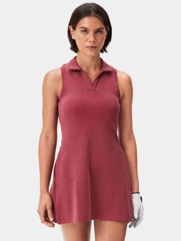 Macade Golf Amanda Performance Dress ohne Arm Kleid rot