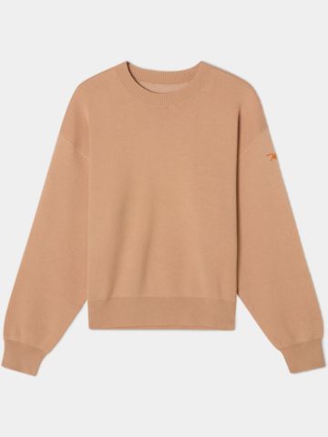 Macade Golf Concept Oversized Sweater Strick Pullover beige
