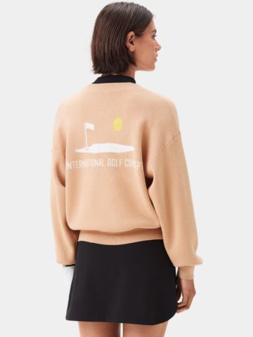 Macade Golf Concept Oversized Sweater Knit Sweater beige