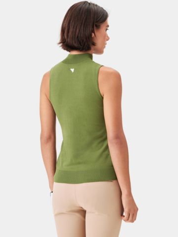 Macade Golf Kayla Air ohne Arm T-Shirt grün