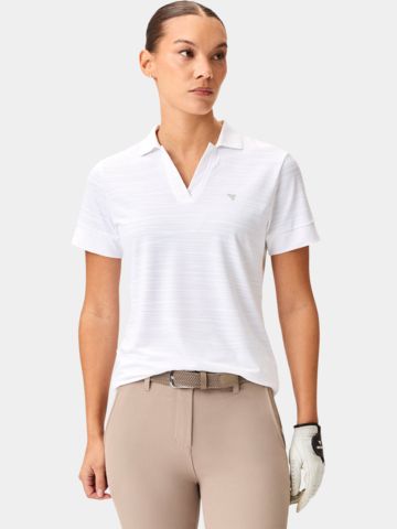 Macade Golf Paige shirt half sleeve polo white