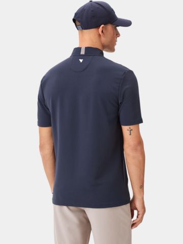 Macade Golf Heath Bomber Shirt Halbarm Polo navy