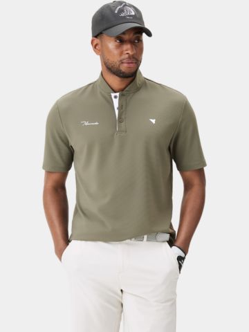 Macade Golf Košile Heath Bomber Polo s polovičním rukávem olivová