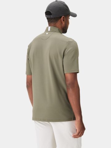 Macade Golf Polo Heath Bomber s krátkým rukávem olivová