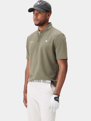 Macade Golf Polo Heath Bomber s krátkým rukávem olivová