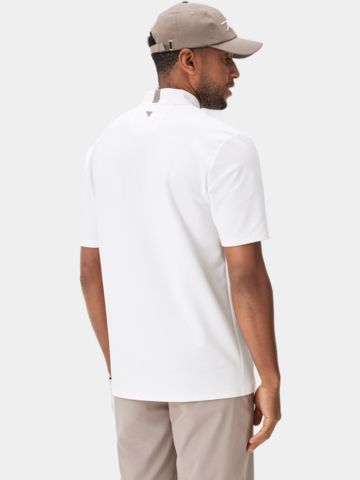 Macade Golf Heath Bomber Shirt Halbarm Polo weiß