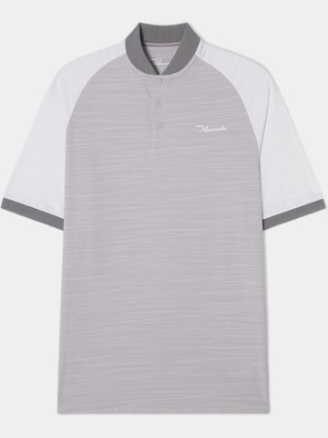 Macade Golf TR Pro Shirt Halbarm Polo hellgrau