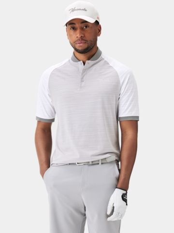 Macade Golf TR Pro Shirt Halbarm Polo hellgrau