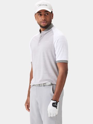 Macade Golf TR Pro Shirt Halbarm Polo hellgrau