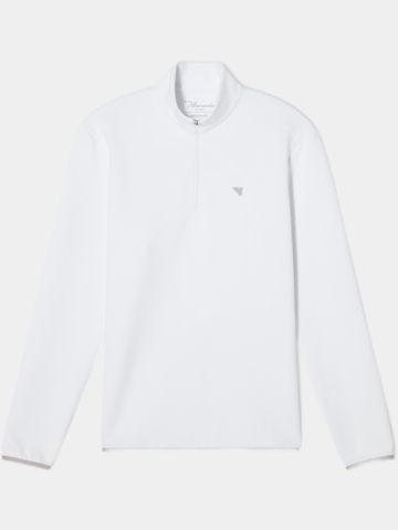 Macade Golf Therma Quarter Zip Stretch Midlayer offwhite