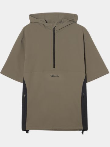 Macade Golf Storm half-sleeve windshirt olive