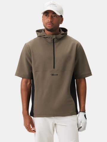 Macade Golf Storm Halbarm Windshirt oliv