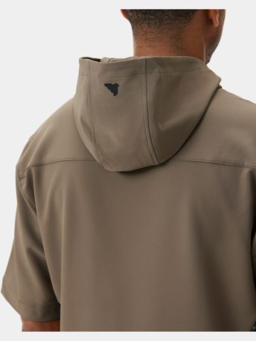 Macade Golf Storm half-sleeve windshirt olive