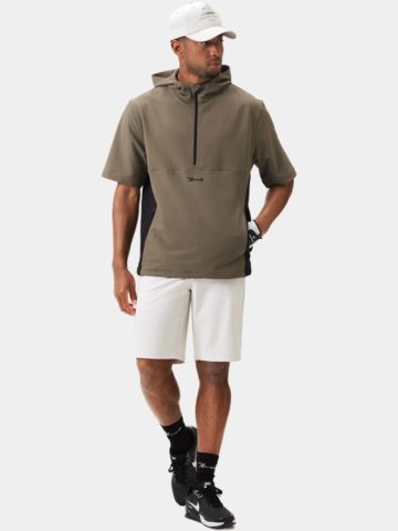 Macade Golf Storm half-sleeve windshirt olive