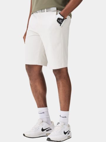 Macade Golf Four-Way Stretch Shorts Bermuda Hose weiß