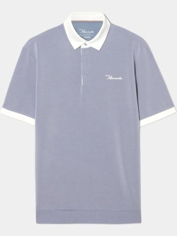 Macade Golf  AR Tech Halbarm Polo grau