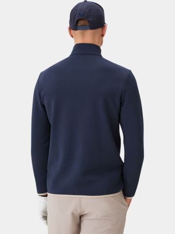 Macade Golf Therma Quarter Zip Stretch Midlayer navy