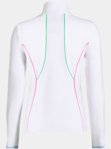 G/Fore STRETCH NYLON INTERLOCK TIPPED Stretch Midlayer white