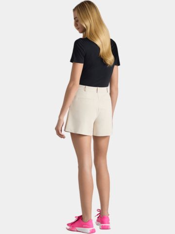 G/Fore  STRETCH PERFORMANCE TWILL HIGH WAISTED Bermuda Hose beige