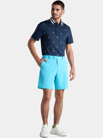 G/Fore  EMBROIDERED TECH JERSEY Halbarm Polo navy