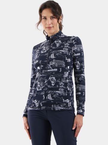 Chervo TORRE Stretch Midlayer marine