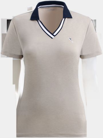 Chervo AMBROSE Halbarm Polo beige