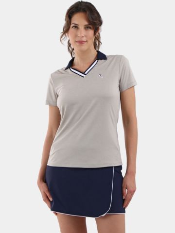 Chervo AMBROSE Halbarm Polo beige