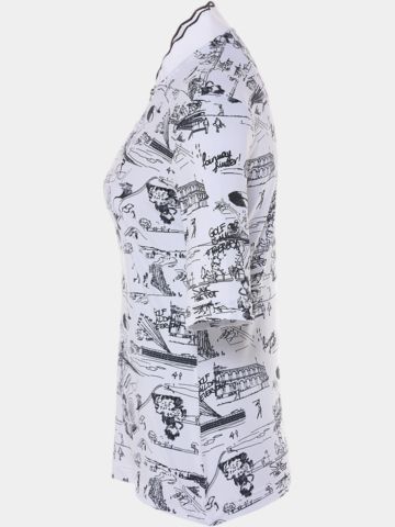 Chervo ASTRALE 3/4 Arm Polo weiß