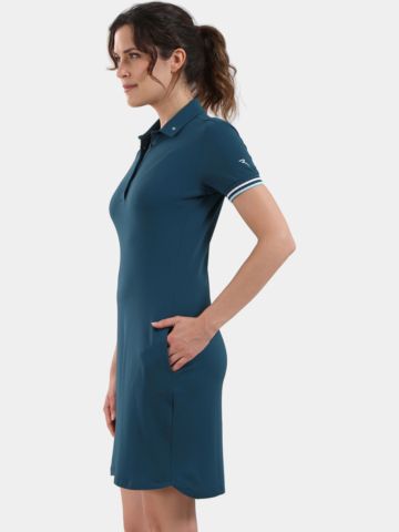 Chervo VIVIANA Halbarm Kleid grün