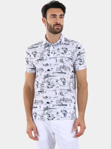 Chervo ALBERGO Halbarm Polo fancy